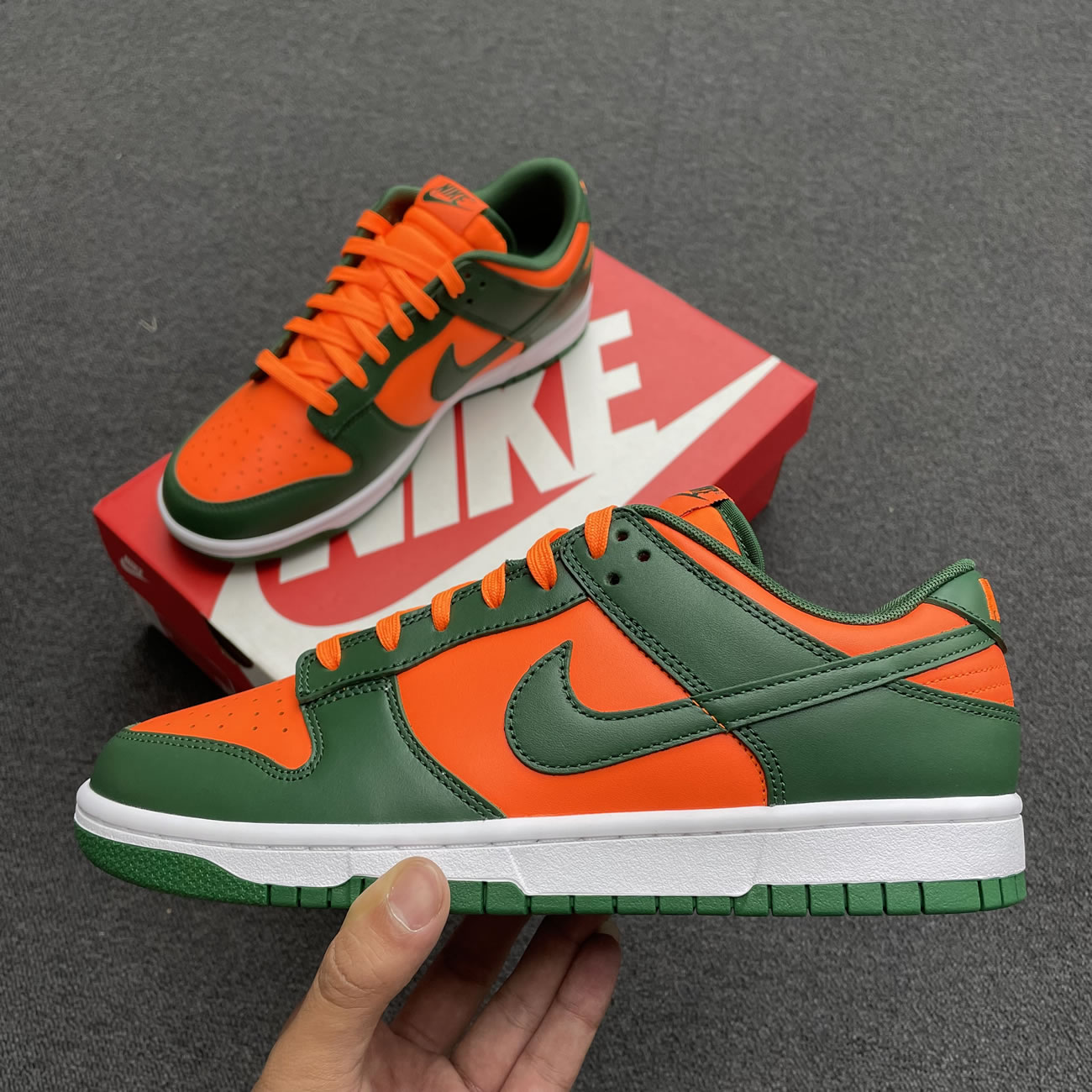 Nike Dunk Low Miami Hurricanes Dd1391 300 (12) - newkick.vip